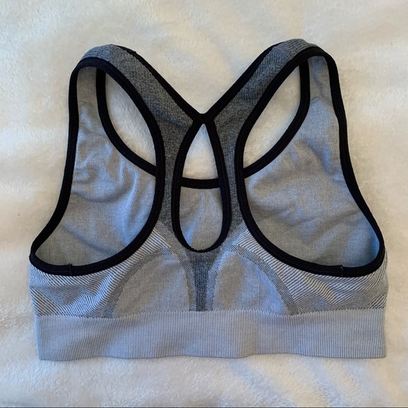 Champion racerback sports bra grey black bralette - Picture 3 of 3